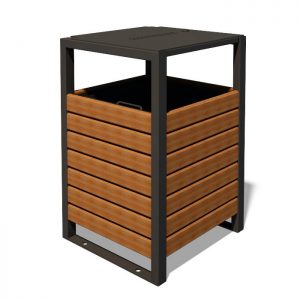 Coș de gunoi pentru parc LP201