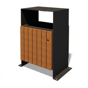 Coș de gunoi pentru parc LP202